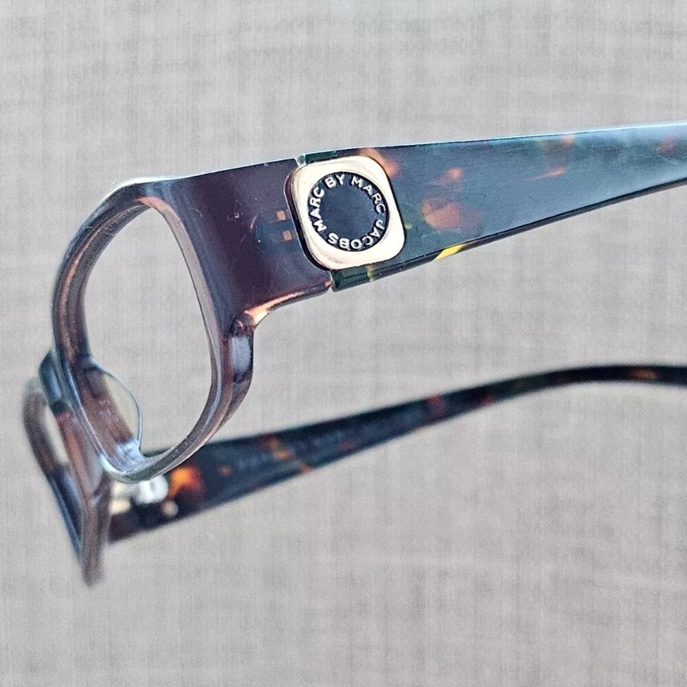 Marc by Marc Jacobs Women Eyeglasses Frame Brown/ Green Tortoise GlassesMMJ455